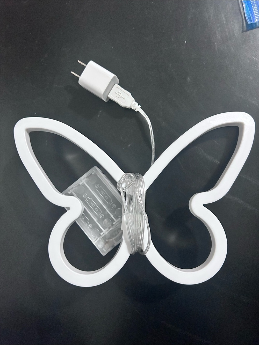 Pink Butterfly LED Night Light
